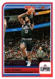 2023-24 Panini Hoops #206 Paul George - Clippers
